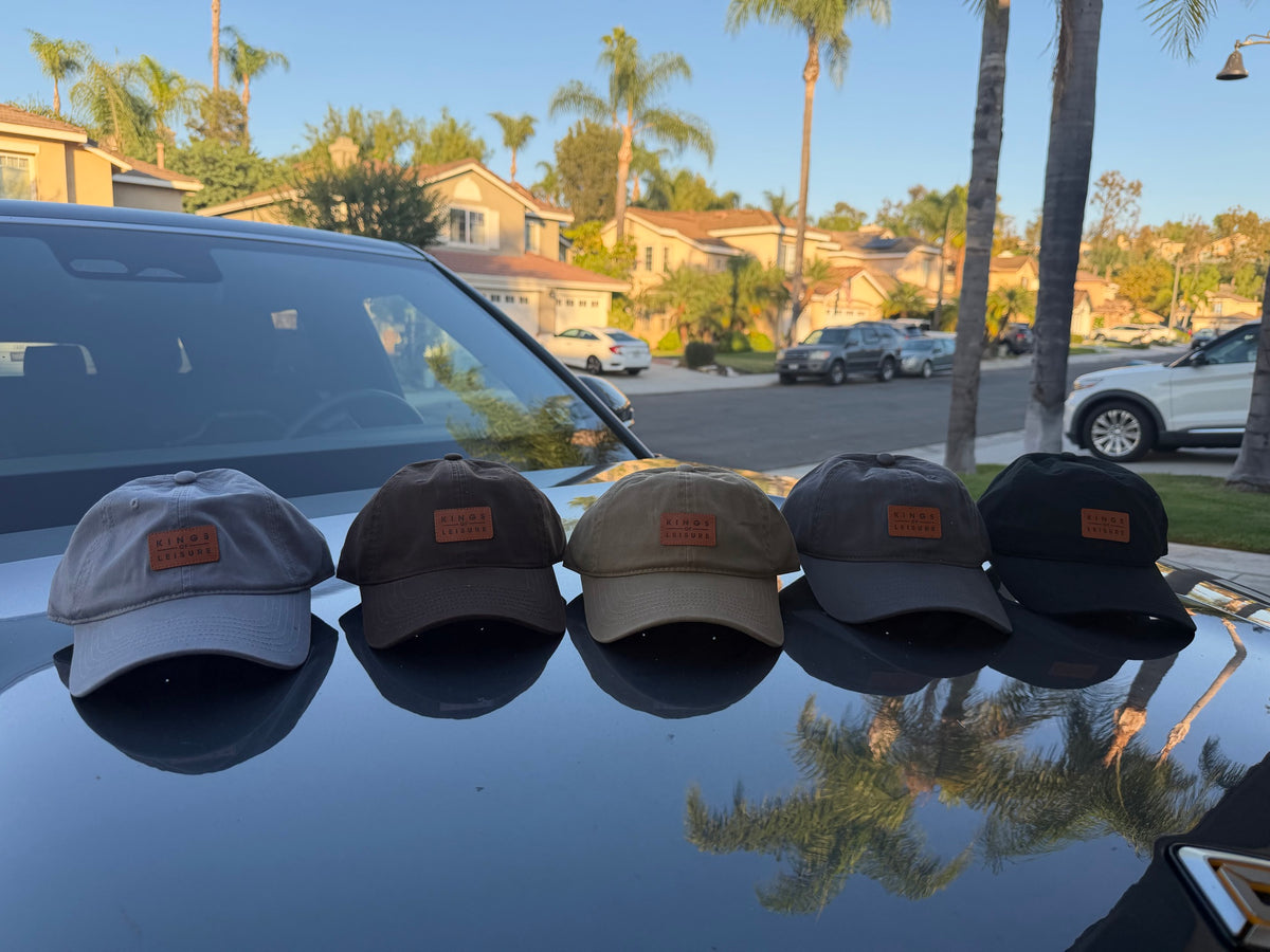 The King's Cap — 5 color lineup
