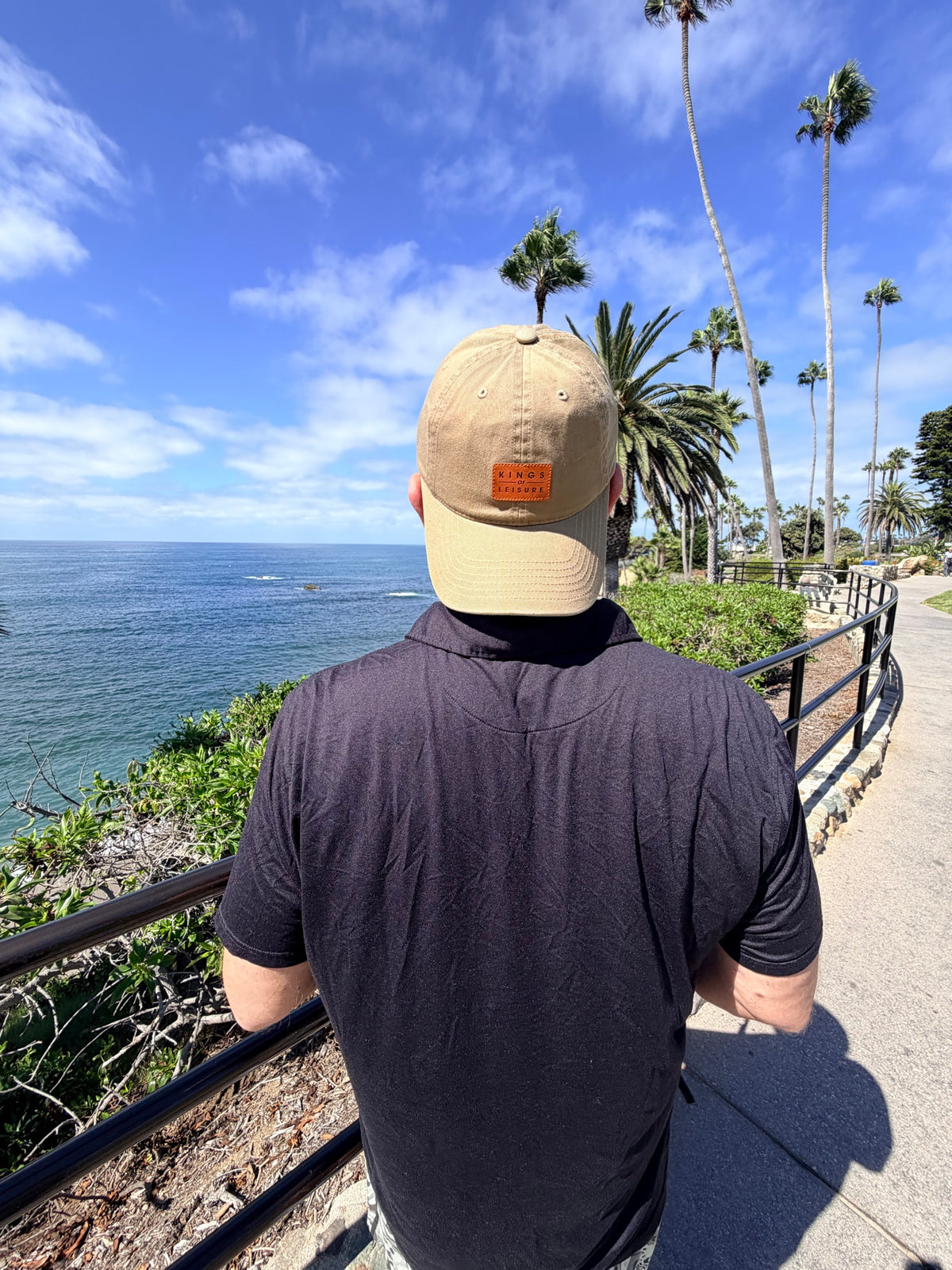The King's Cap — Khaki back lifestyle