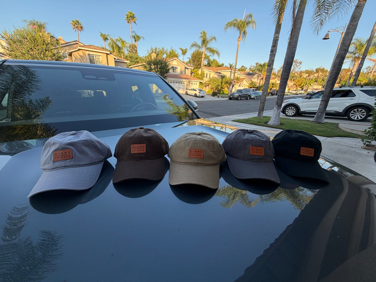 The King's Cap — 5 color lineup